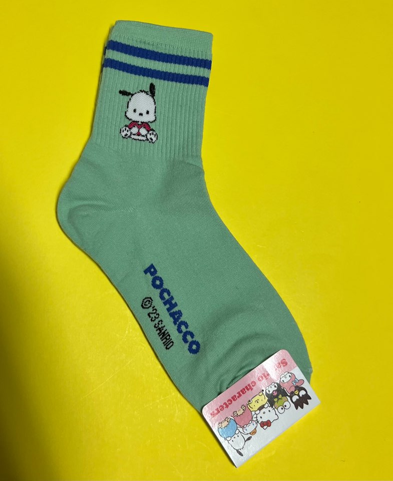 Sanrio Cotton Ankle 2 Line Soft Cotton Socks