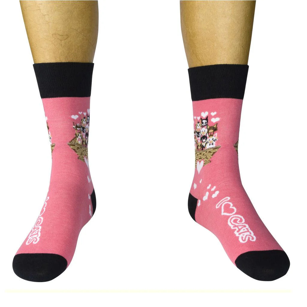 I Love Cats Socks