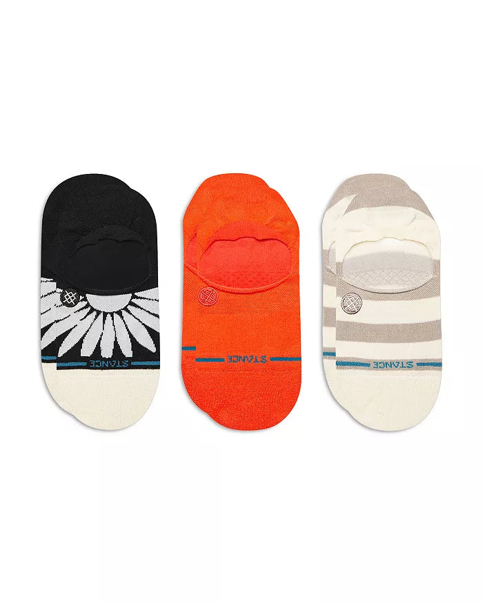 Prowess Cotton No Show 3 Pack - Coral