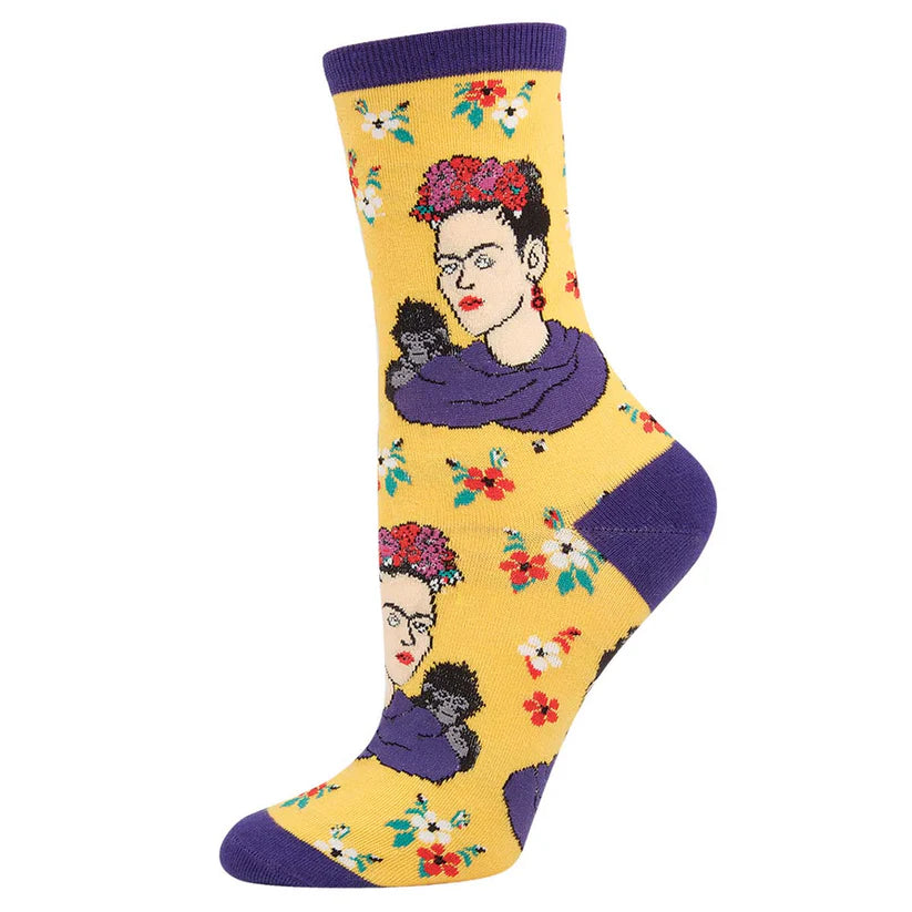 Frida Kahlo - Frida Kahlo Portrait - Cotton Crew