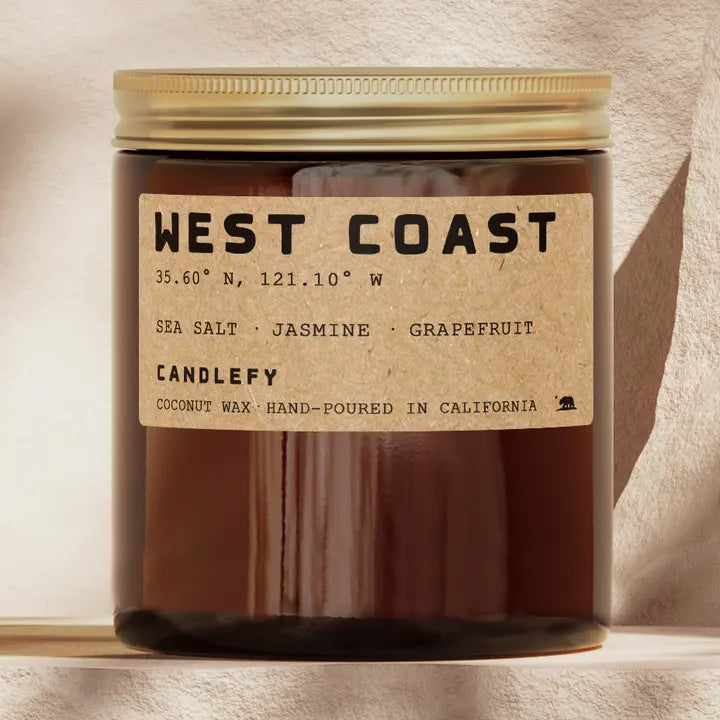 West Coast · California Candle · Amber Jar 8oz