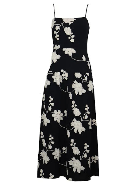 Gracie Embroidered Midi Dress