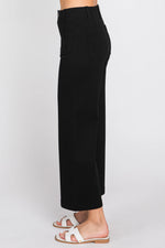 Load image into Gallery viewer, Ponte Cropped Wide-Leg Pant
