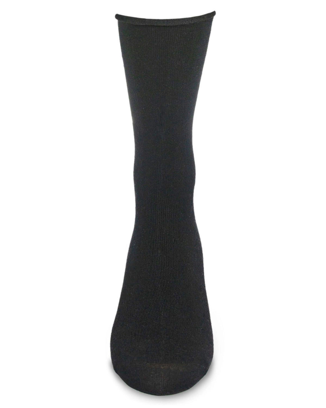 Memoi Back To Basics Roll Cuff Crew Socks