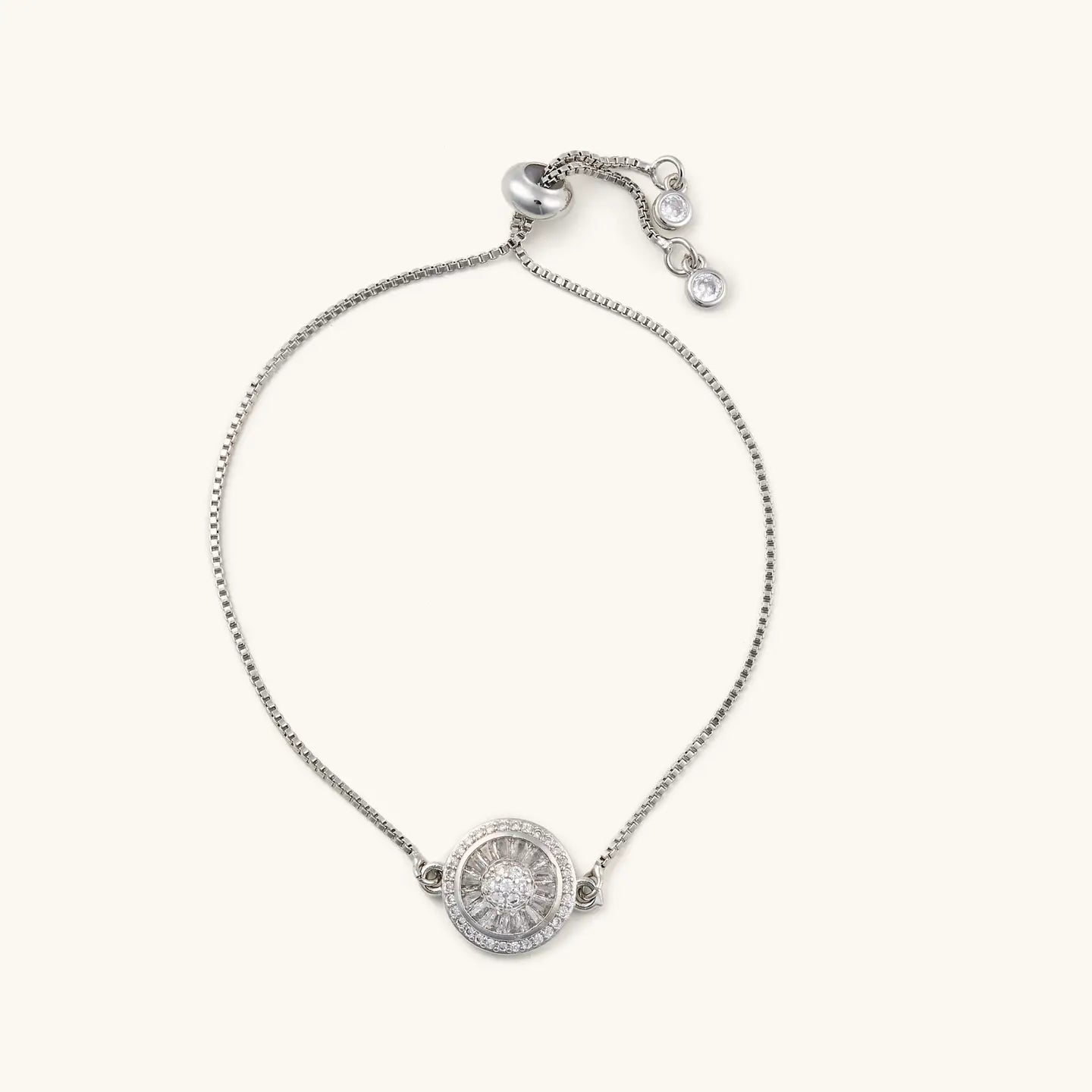 Antique Crystal Slider Bracelet