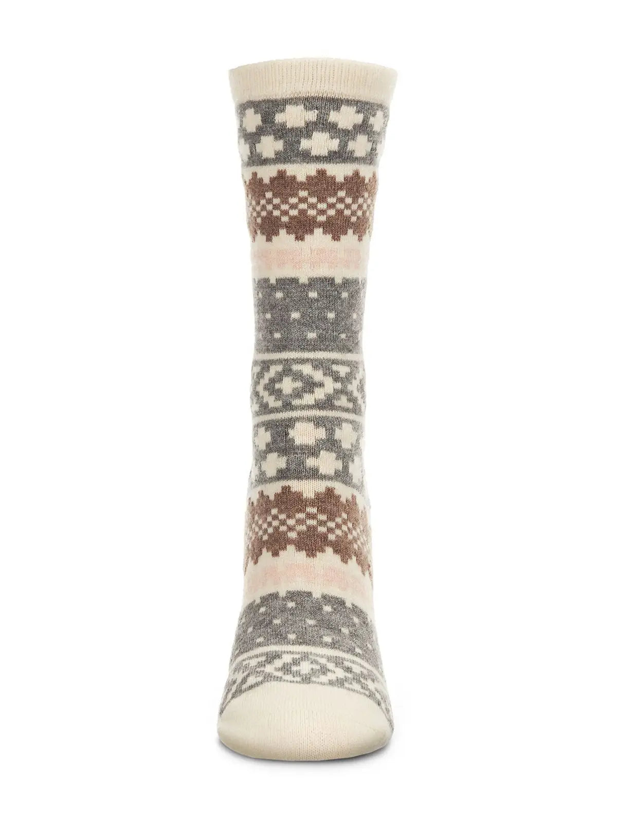 Winter Fairisle Cashmere Blend Crew
