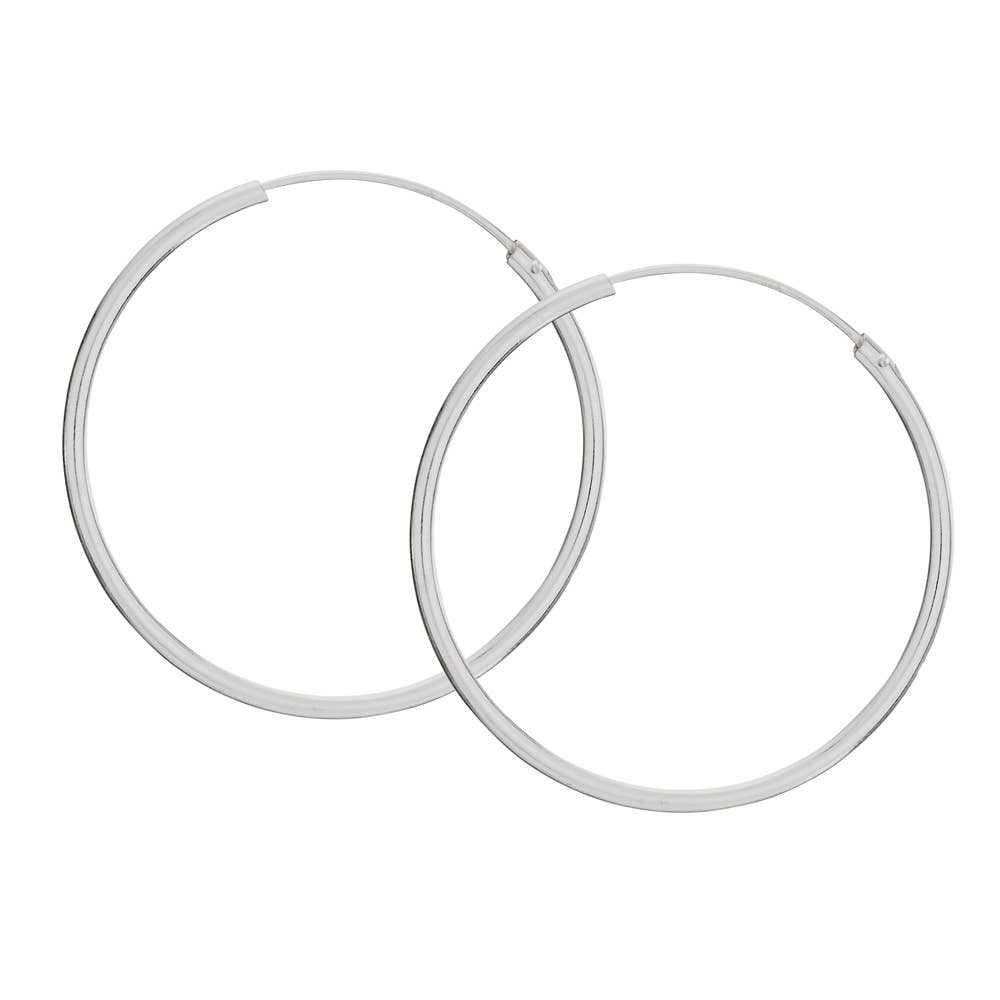 Cascais Sterling Silver Hoop Earring