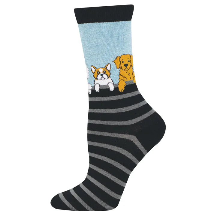 Dog Gone Stripes Women's Socks