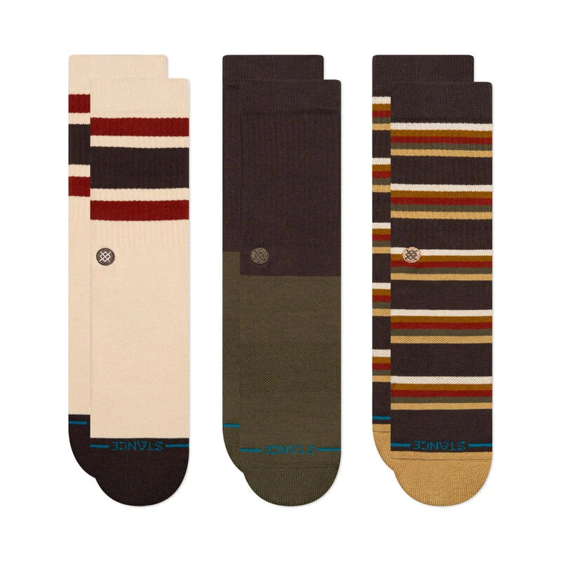 Stance Mill House Cotton Crew Socks 3 Pack