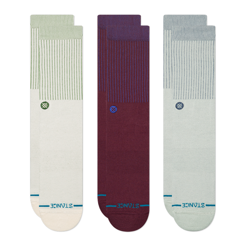 Stance New Icon Crew Socks 3 Pack