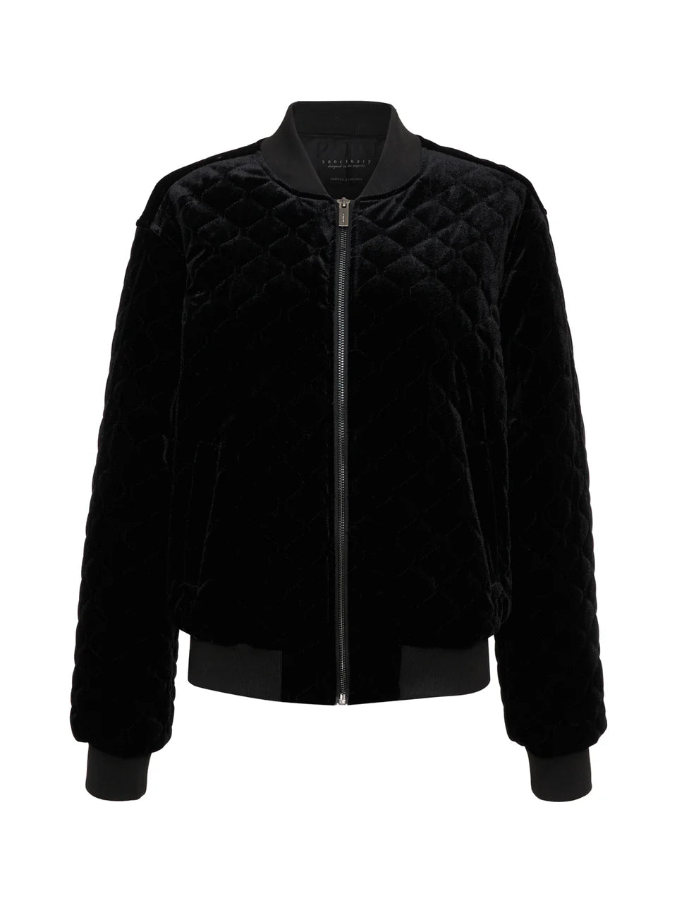Mona Velvet Bomber Jacket
