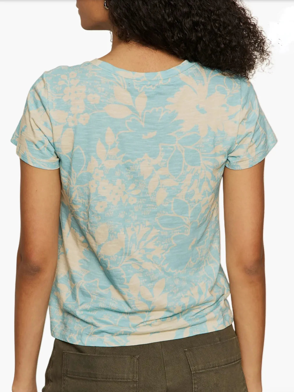 The Perfect Tee - Hibiscus Blue