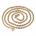 Rope Chain Necklaces 18k Gold Filled
