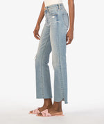 Load image into Gallery viewer, Kelsey High Rise Fab Ab Ankle Flare Early Wash
