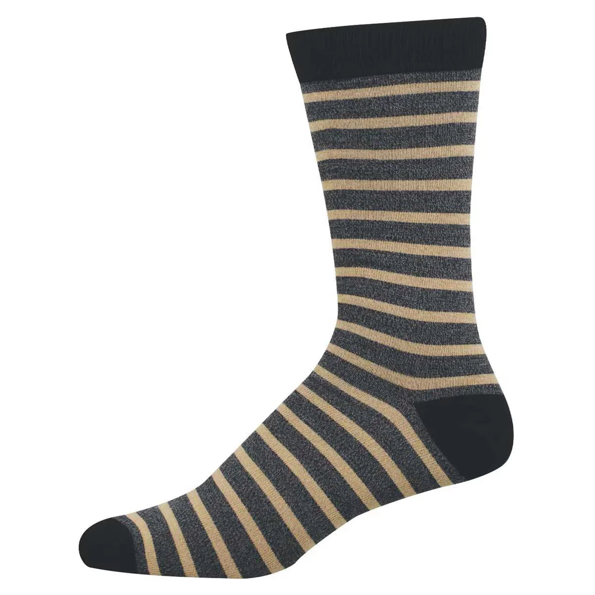 Bamboo Sailor Stripe Roll Top Women's Socks