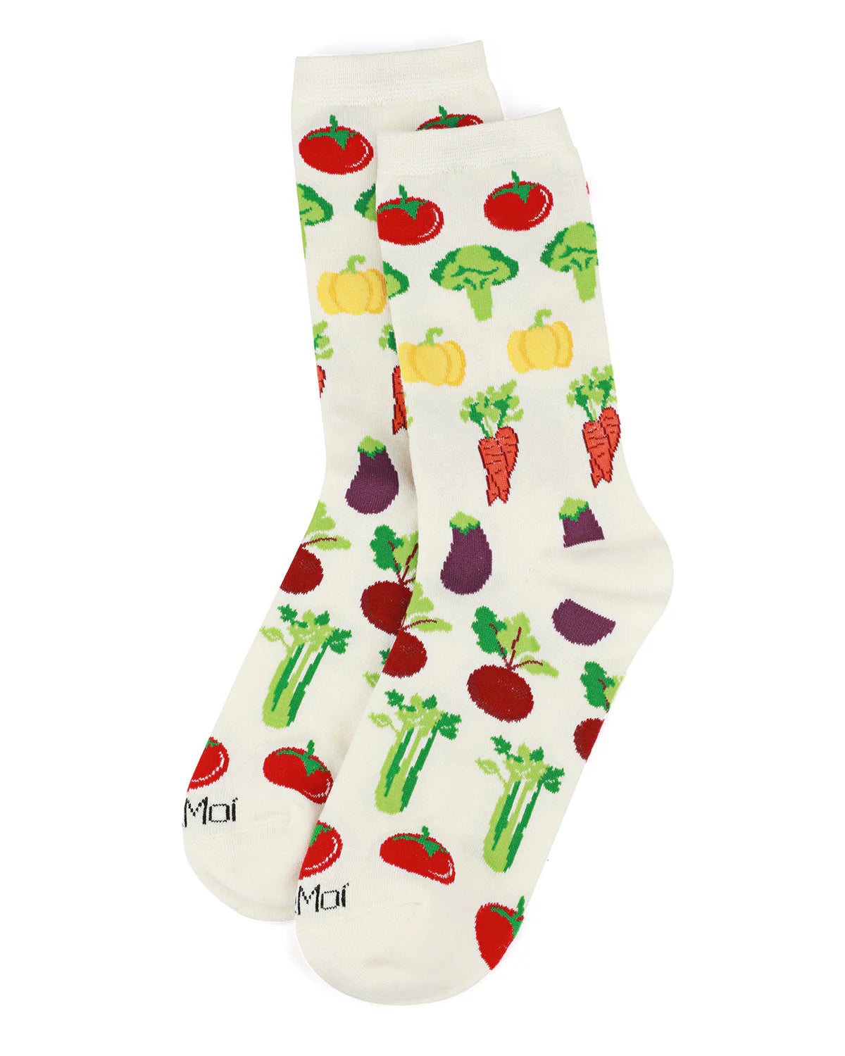 Women's Vegetables Bamboo Crew Socks