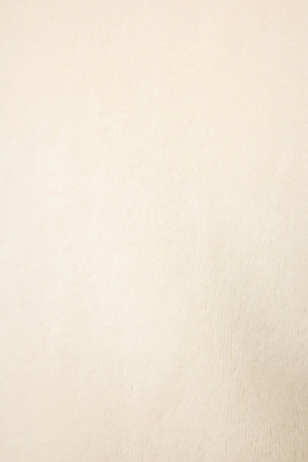 Luxe Plush Solid Ivory Robe