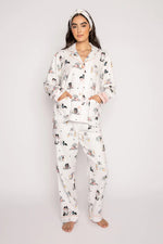 Load image into Gallery viewer, Flannel Pajama Sets - Ivory
