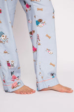 Load image into Gallery viewer, Flannel Pajama Set - Sky Blue
