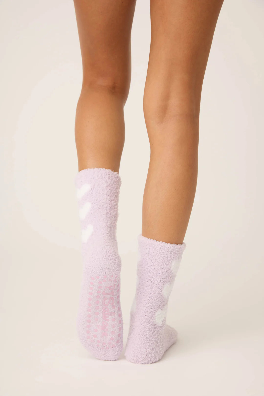 Lucky In Love Heart Crew Socks