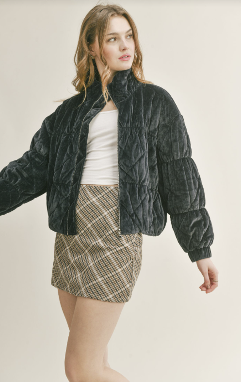 Cosmic Quilted Coat