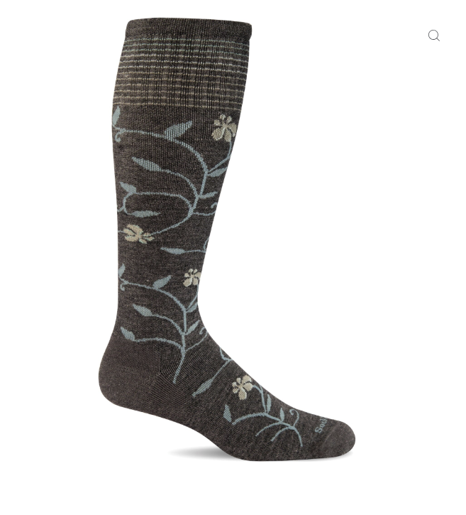 Women's Full Sun | Moderate Graduated Compression Socks | Wide Calf Fit