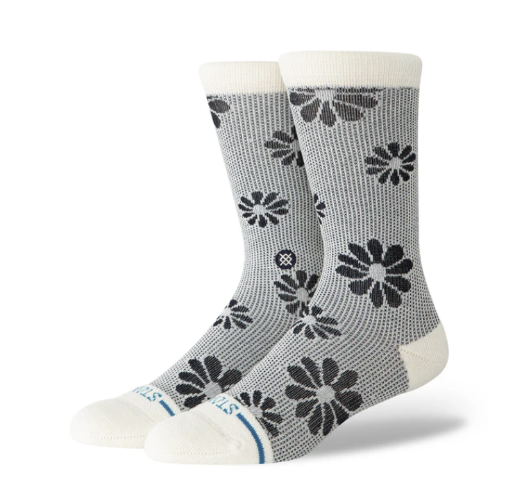 Women's Floral Stitch Crew Socks
