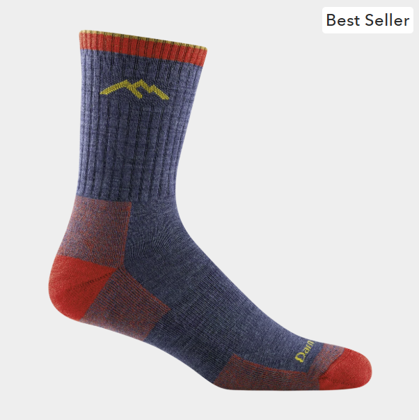 Men's Hiker Micro Crew Midweight Hiking Sock