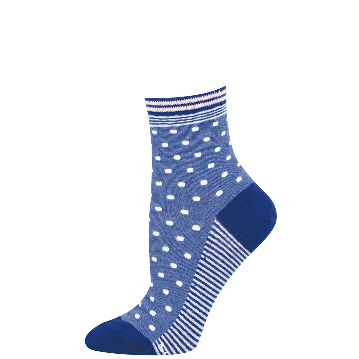 Pin Dot Mini Crew Socks