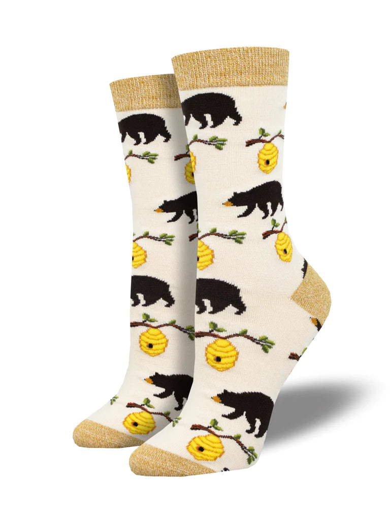 Bears And Bees Women's Crew Socks