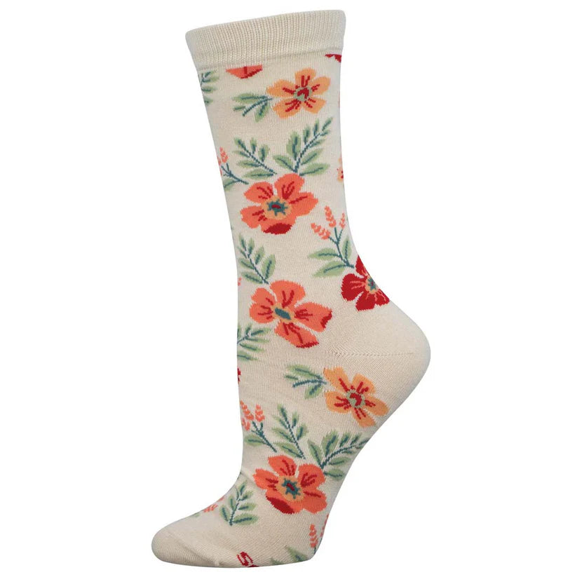 Bamboo Wild Flower Women's Socks