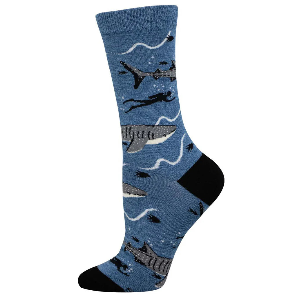 Whale Shark Women's Bamboo Socks