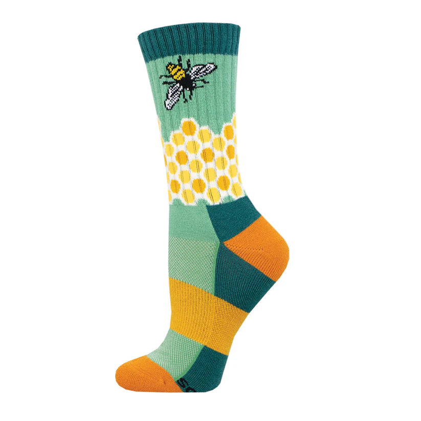 Home Sweet Honeycomb Merino Wool Socks