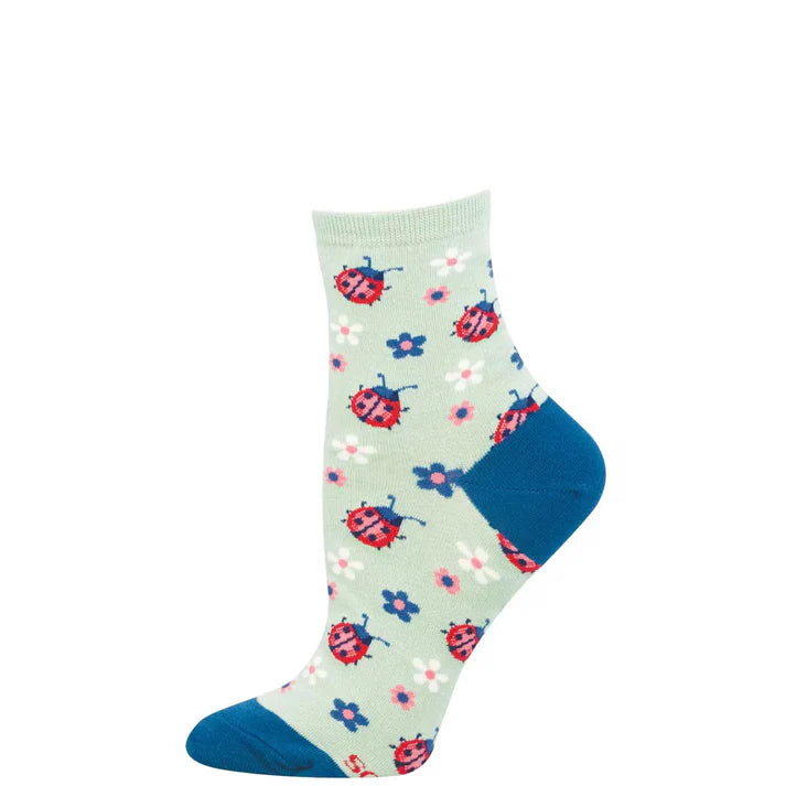 Luck Be My Lady Cotton Mini Crew Socks