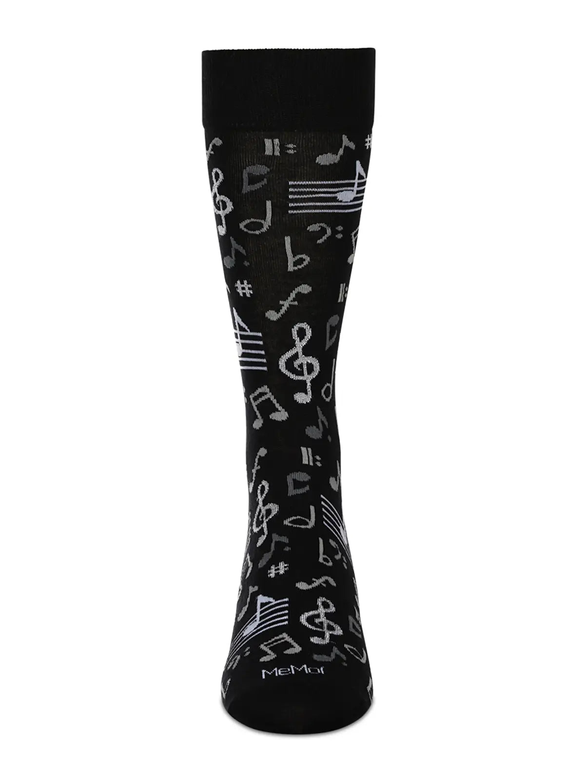 Musical Notes Mens Bamboo Crew