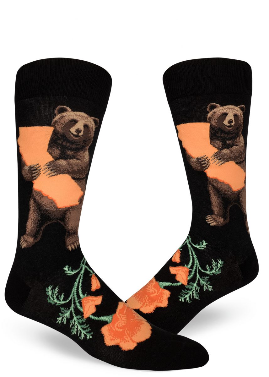California Bear Hug Women's Crew Socks