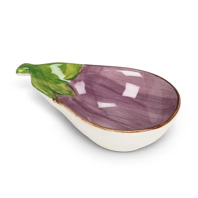 Small Eggplant Dish-Purple-3.5"