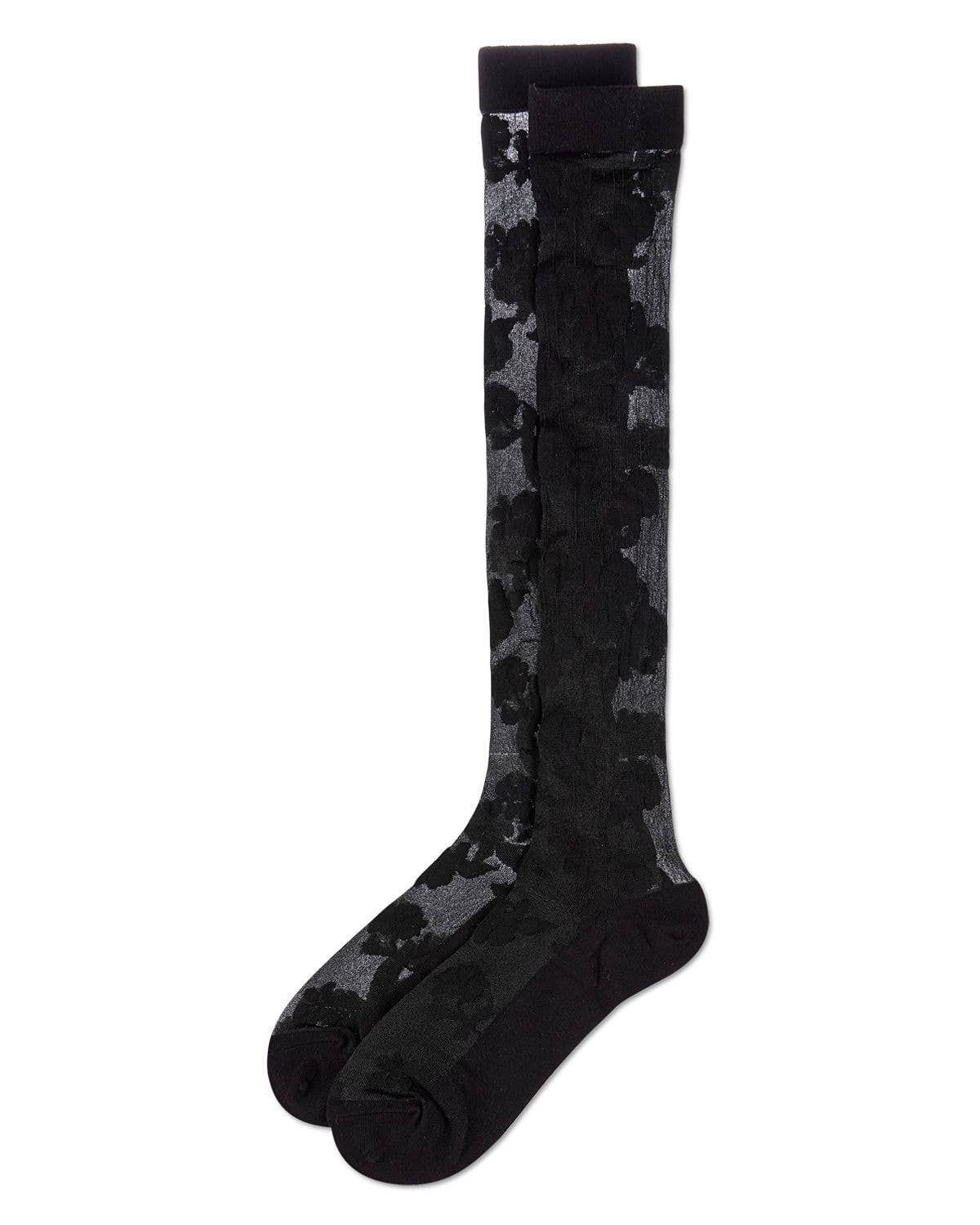 Floral Fantasy Sheer Knee High
