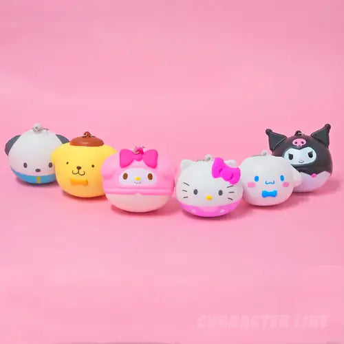 Sanrio Soft Squishy Random Key Ring, Bag Charm-Stress Relief