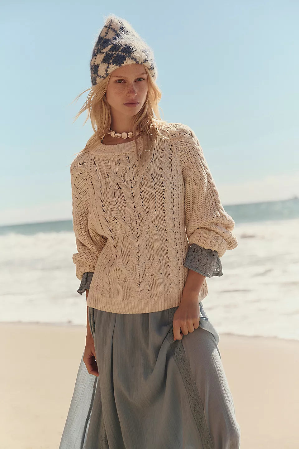 Frankie Cable Knit Sweater