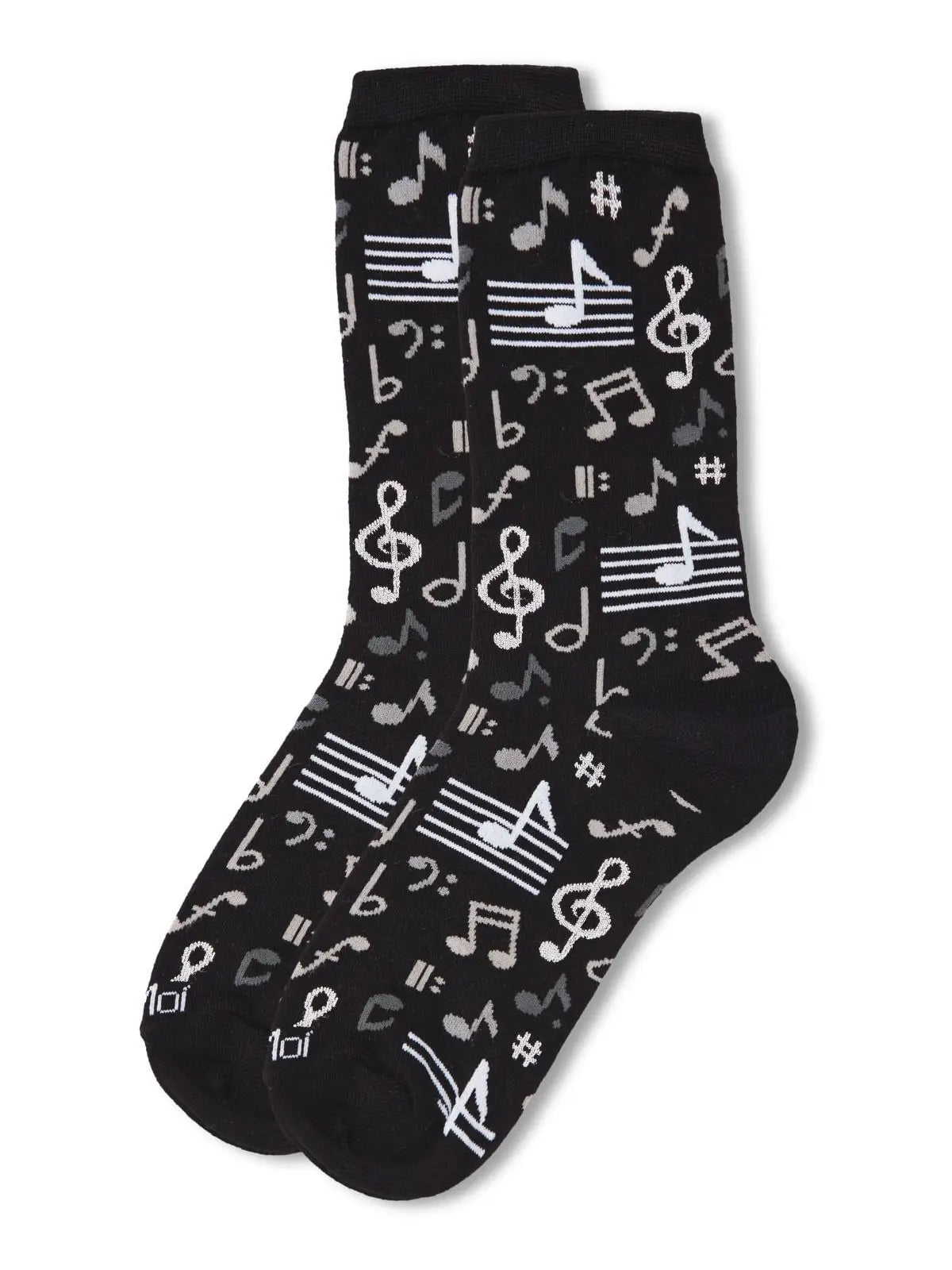 Musical Notes Crew Sock