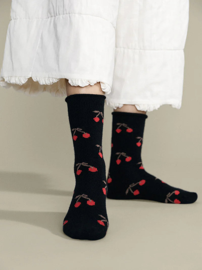 Cherry Bomb Cashmere Crew