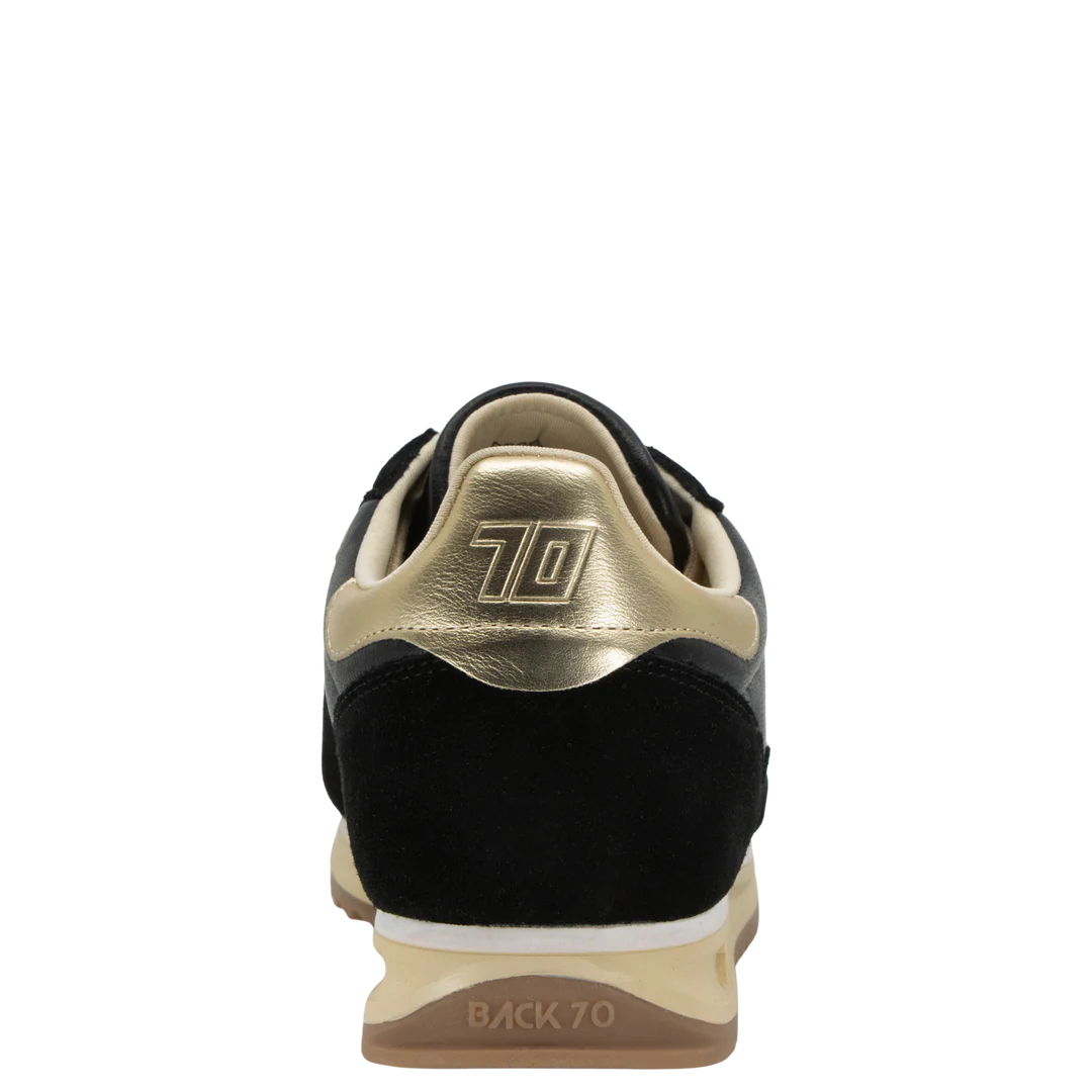 Jogger N in Black Gold Sneakers