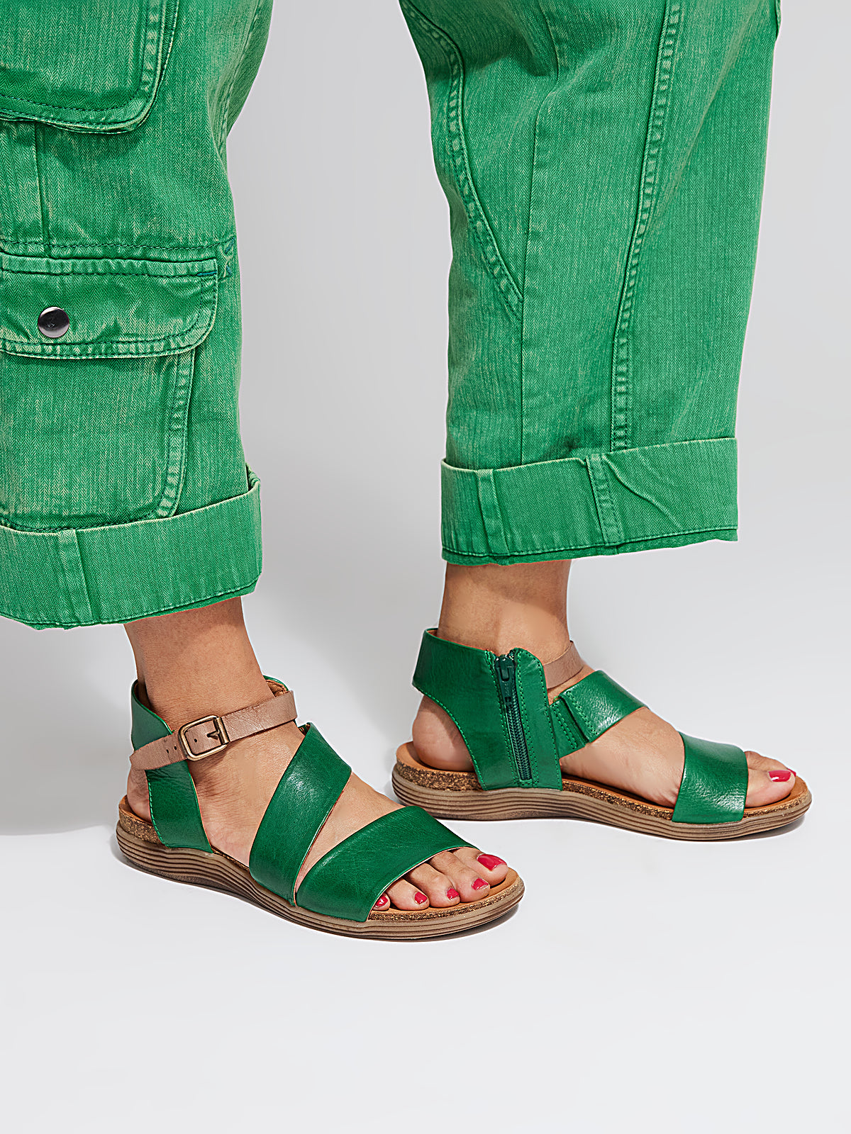 Meadow Sandal Emerald