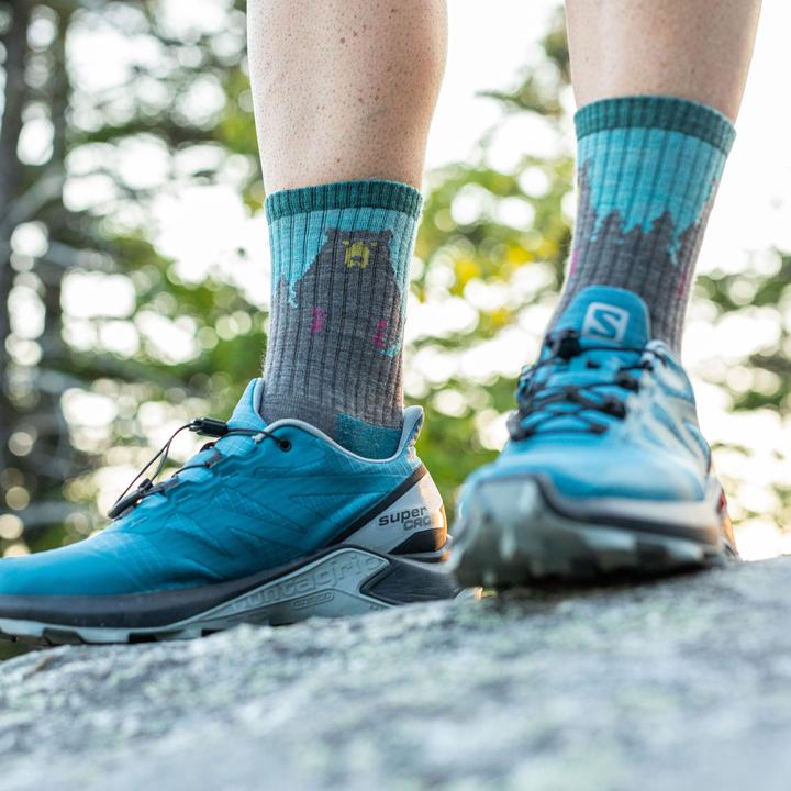 Women's Bear Town Micro Crew Lightweight Hiking Sock