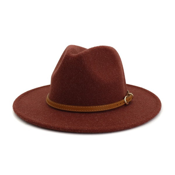 Panama Hat w/Leather Belt
