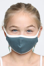 Load image into Gallery viewer, Kids Face Masks Purple/Grey/Blue/Mint/Lilac
