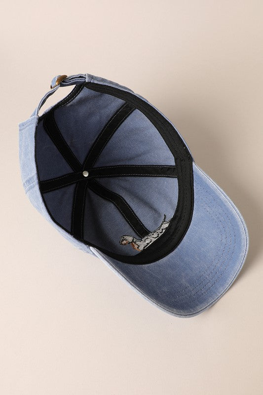 Dachshund Embroidered Cotton Baseball Unisex Dad Cap