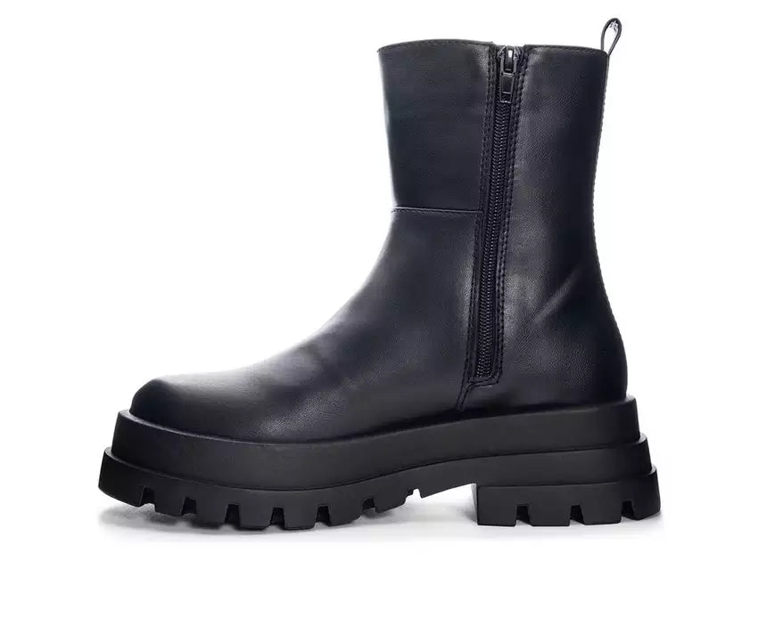 Dirty Laundry Women's Vines Mid Calf Boots - Pull On Lug Sole Bootie With Double Stretch Gore, Round Toe - View #6