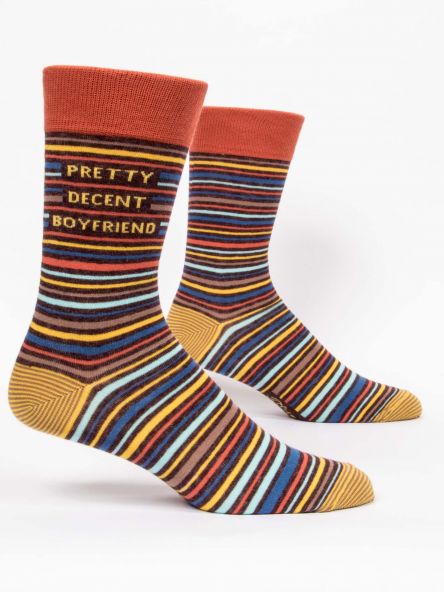 Pretty Decent Boyfriend Men's Crew Socks